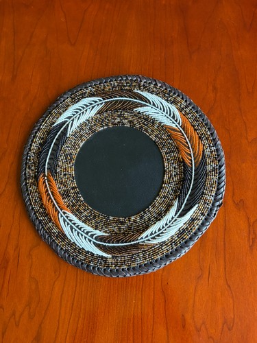 Decorative beaded round - 12",