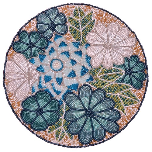 Beaded placemats for - beaded,