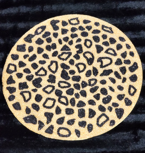 Beaded black gold - beaded,