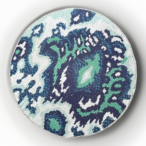 Kim seybert blue paisley - seybert,