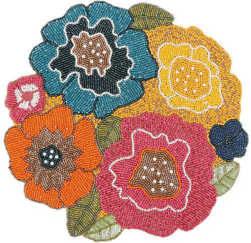 Beaded placemats for dining - placemats,