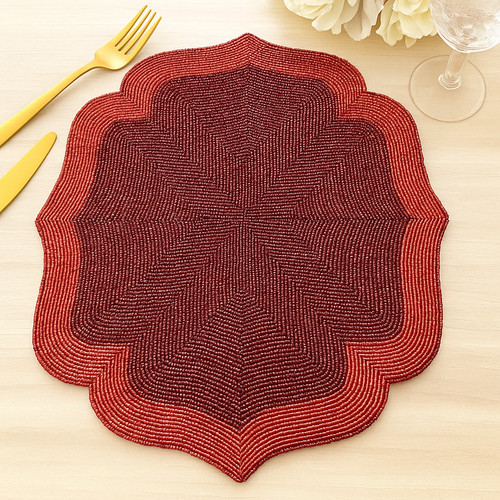 Set elegant beaded - of,