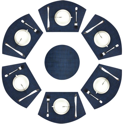 Wedge placemats round - wedge, placemats,