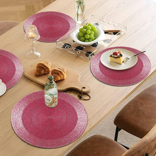 Inch round beaded placemats - 13,