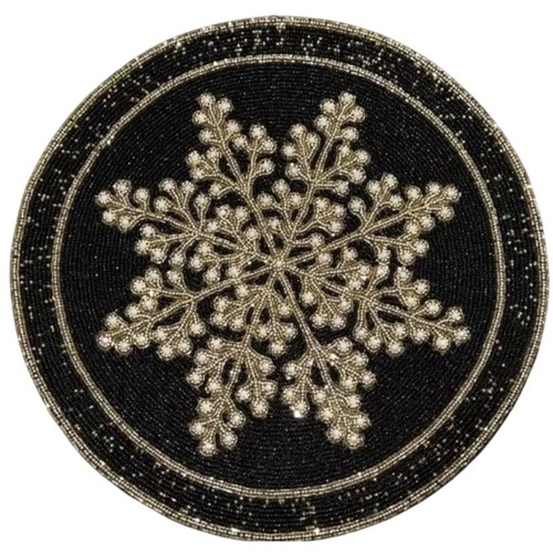 Tahari beaded black - &, gold