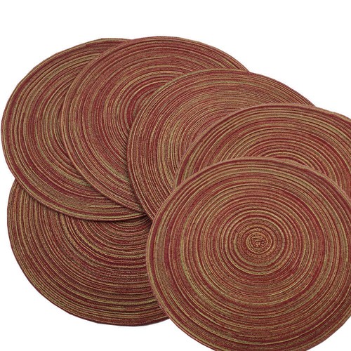 Round placemats for dining - round,