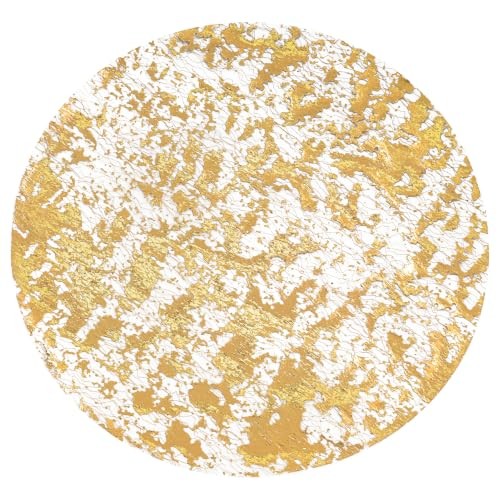 Disposable round placemats set - round,