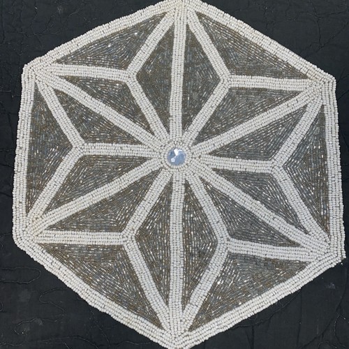 Designer beaded placemat - beaded,