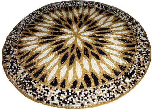 Table placemat round - table,