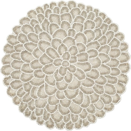 Handmade beaded placemats - handmade,