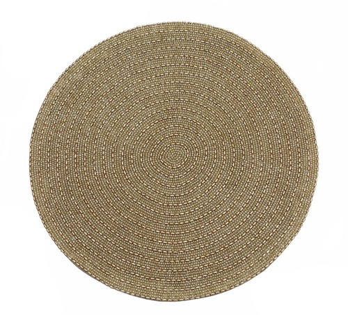 Solar beaded christmas round - beaded,