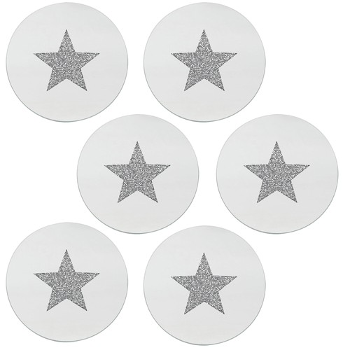 6pc diamante crystal star - diamante,