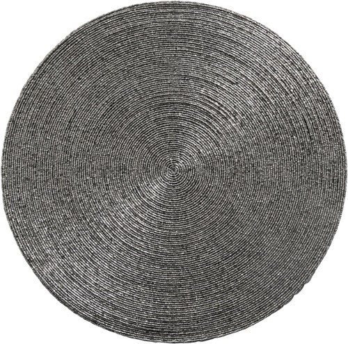 Glass bead placemat - glass,
