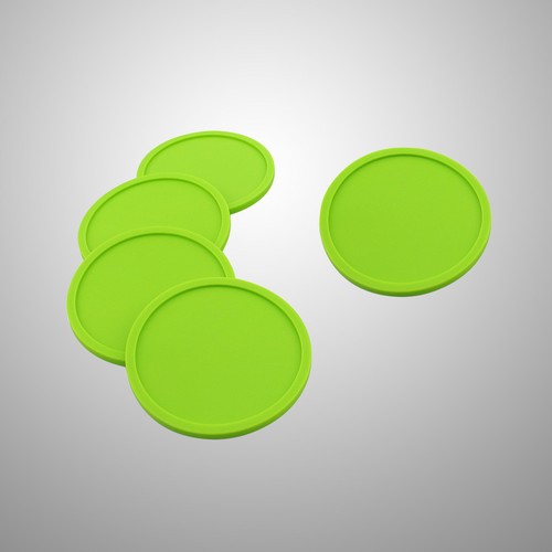 5pcs silicone round cup - 5pcs,