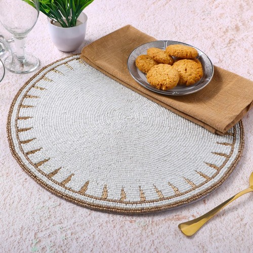 Beaded placematss for dining - for,