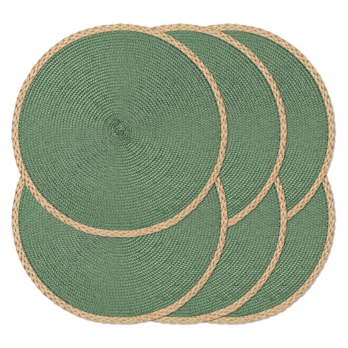Round placemats set 6 - of,
