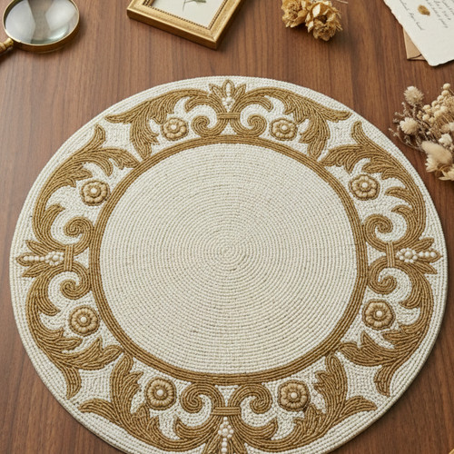 Set 2elegant gold cream - set,