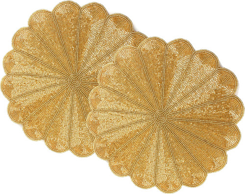 Handmade beaded charger - handmade,