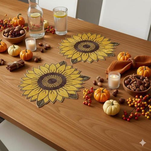 Set handmade sunflower - 2,