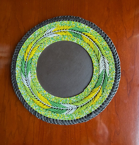 Decorative beaded round - 12",